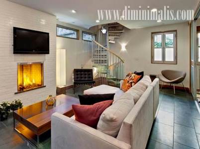 7 IDE Dekorasi Interior Rumah Minimalis 2 Lantai Type 36