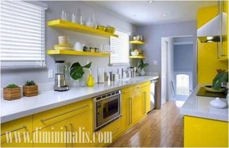 warna dapur minimalis