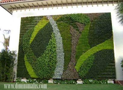 desain taman vertikal, desain taman vertikal minimalis, cara membuat taman vertikal sederhana, taman vertikal paralon