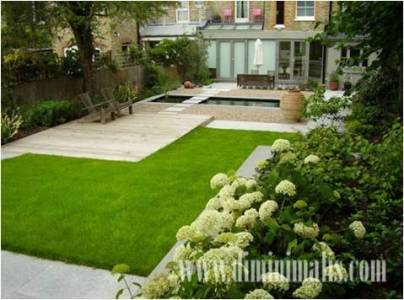 Karakteristik taman kontemporer