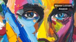 warna lukisan abstrak