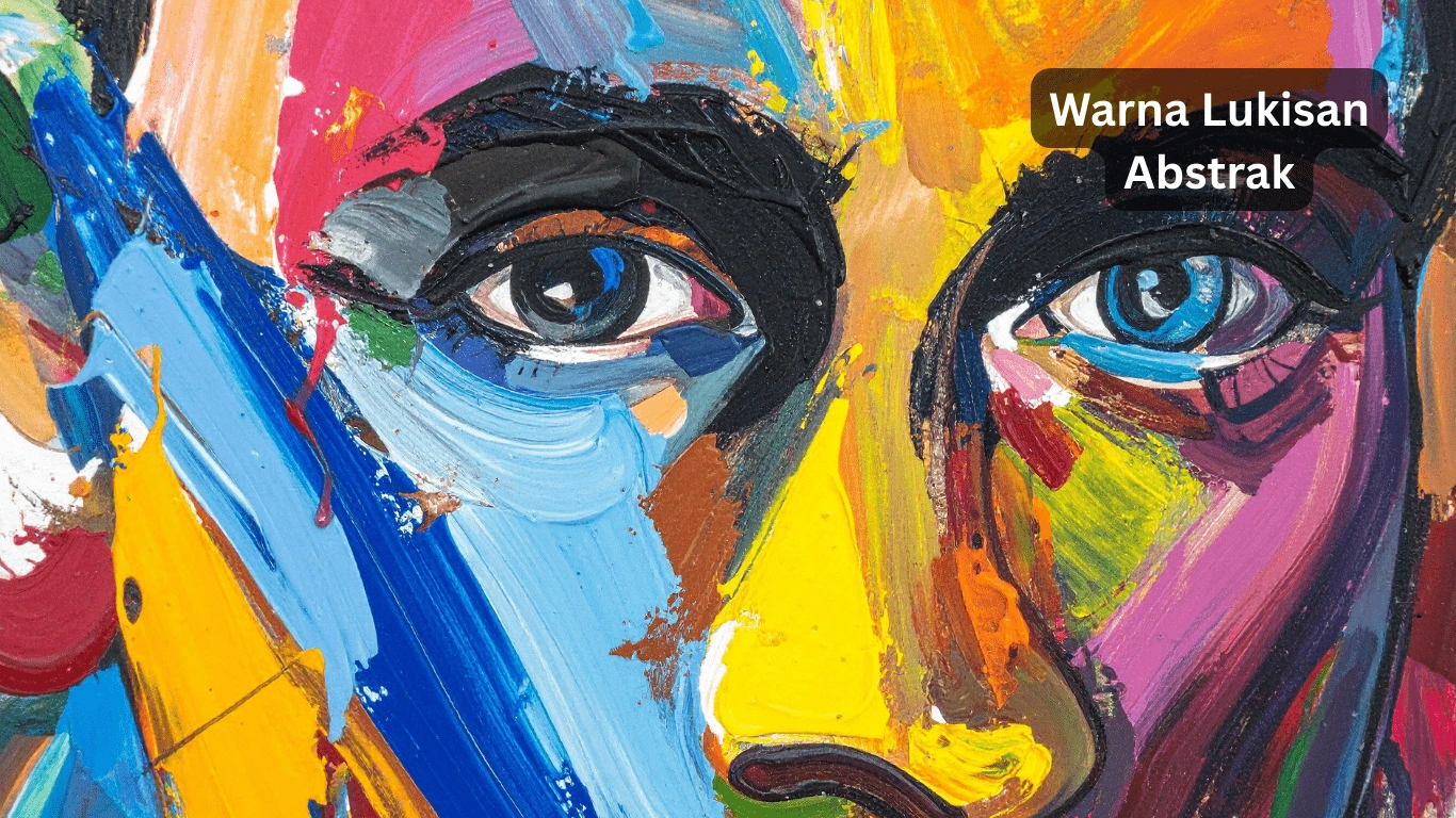 warna lukisan abstrak