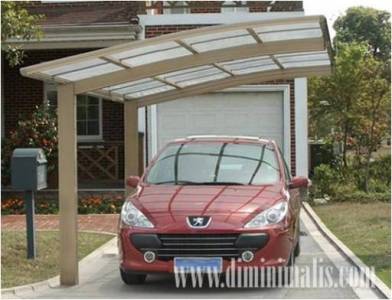 carport minimalis modern, Cara membuat carport