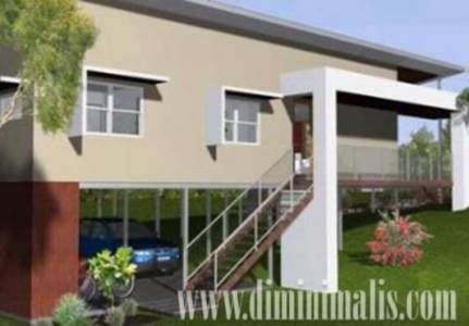 Tips Garasi Aman, Tips agar Garasi Aman, Tips carport Aman, rumah minimalis lahan miring, rumah minimalis tanah miring, desain rumah minimalis lahan miring, desain rumah minimalis di lahan miring