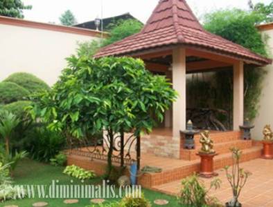 gazebo indah, gazebo glugu indah, gazebo soka indah, model gazebo taman, harga gazebo