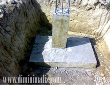 jenis fondasi bangunan, jenis pondasi rumah, pengertian pondasi