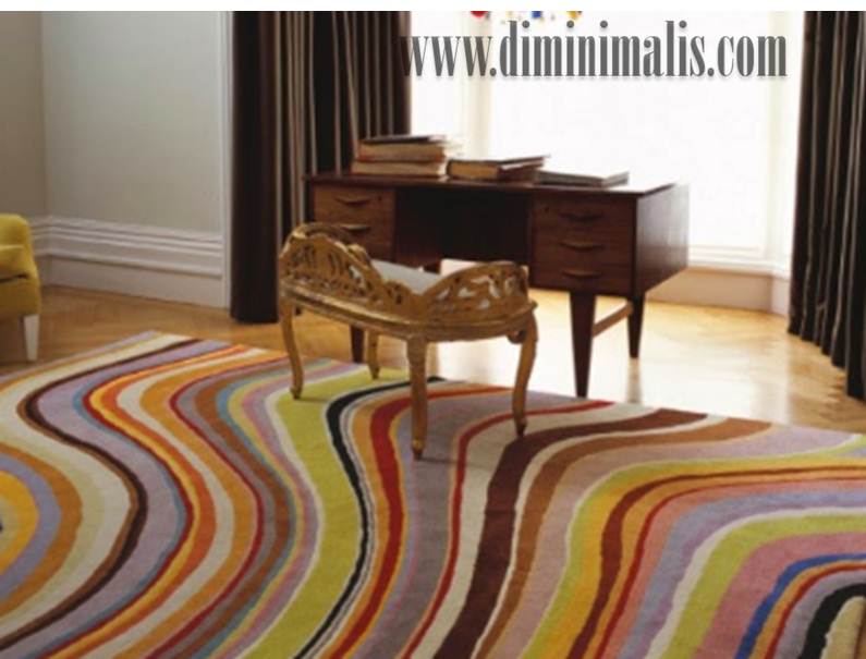 karpet cantik, karpet cantik dan murah, harga karpet permadani, penataan karpet ruang tamu