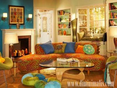 desain rumah ceria, warna-warni cat rumah sederhana, warna-warni cat rumah minimalis rumah ceria