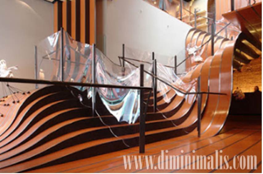 tangga unik, tangga minimalis, Tangga unik rumah minimalis