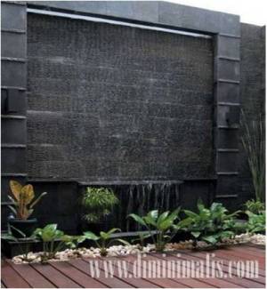 9 Tahap Membuat Air Terjun Dinding Minimalis Batu Alam
