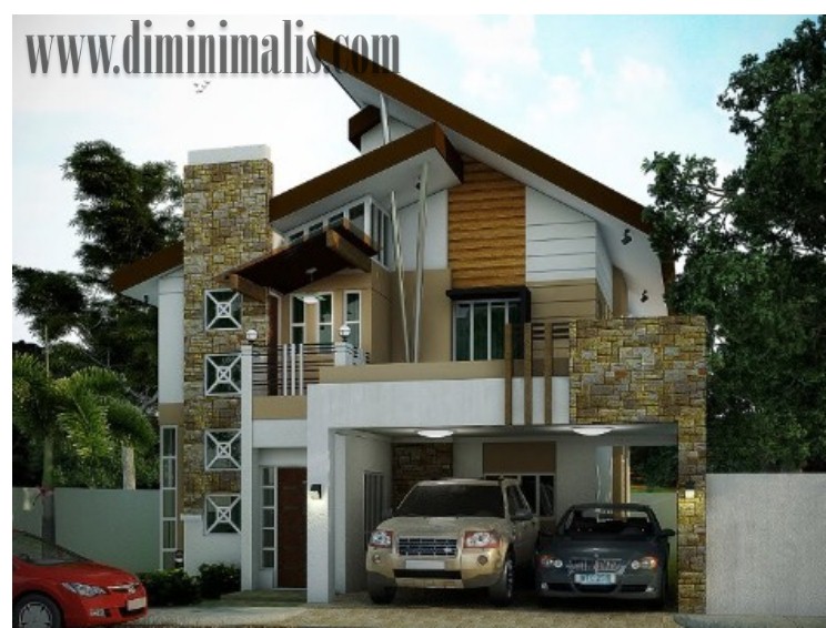 Rumah Minimalis dengan Batu Alam, pagar Rumah Minimalis dengan Batu Alam, model batu alam terbaru, rumah minimalis batu alam tampak depan
