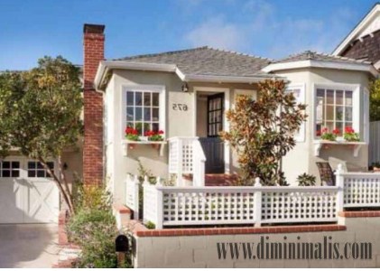 Desain Eksterior Shabby Chic, model rumah Shabby Chic, teras rumah Shabby Chic