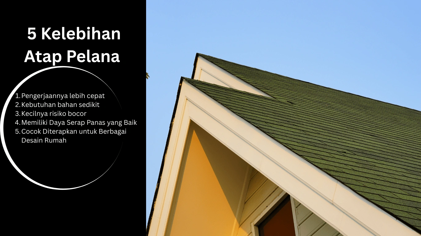 5 Kelebihan Atap Pelana Dibanding Jenis Atap Lain