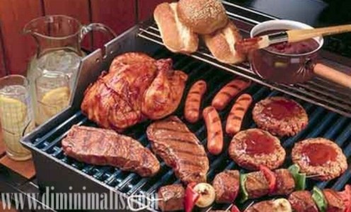 Pesta barbeque, Pesta barbeque di rumah, menu untuk acara barbeque
