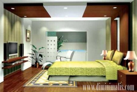 kamar tidur dengan tv , desain kamar tidur dengan tv, posisi tv di kamar tidur