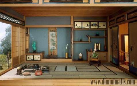 Ruang Keluarga Tanpa Kursi, desain ruang tamu tanpa kursi, ruang tamu lesehan