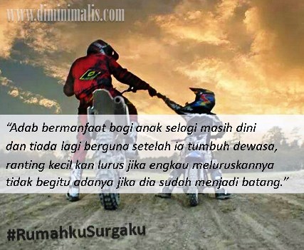 MENDIDIK ANAK DENGAN TELADAN