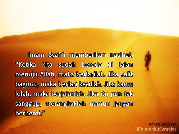 istiqomah, jangan pernah berhenti #rumahkusurgaku - ndekor.id