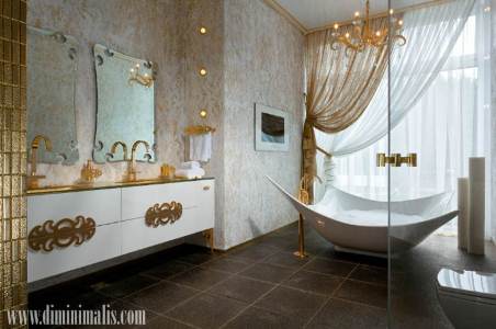 ide menghias kamar mandi, cara menghias kamar mandi, kamar mandi unik