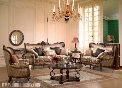 ruang tamu klasik, desain interior rumah klasik modern, ruang tamu klasik sederhana