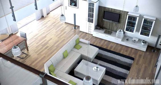 membuat ruangan tampak luas, menata ruangan sempit agar terlihat luas, warna cat agar ruangan terlihat terang