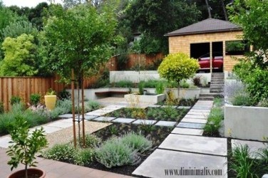 konsep desain taman minimalis