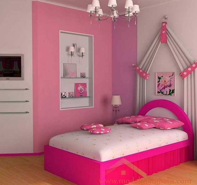 Desain Kamar Tidur Anak Perempuan Ukuran 3x3