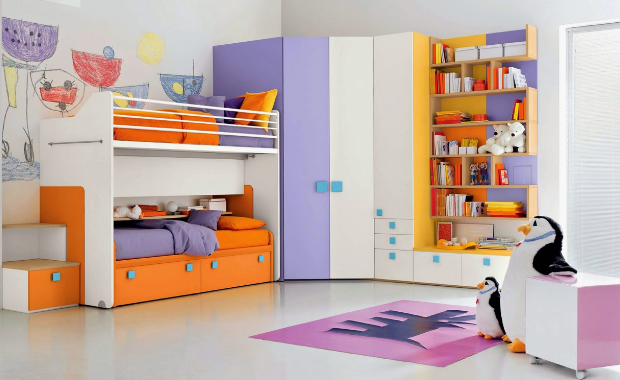 Contoh Desain Kamar Tidur Anak Perempuan ukuran 3x3