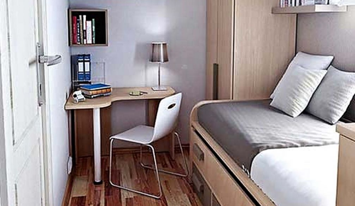 Desain Kamar Tidur Ukuran 2x3