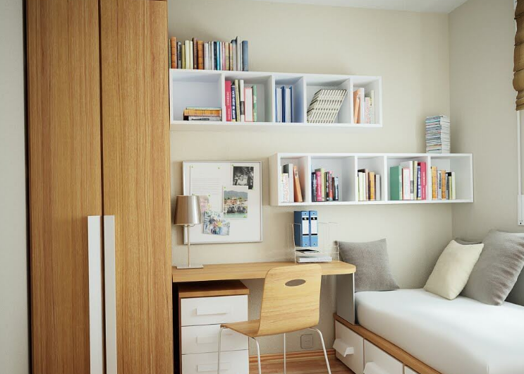 Desain Kamar Tidur Ukuran 2x3