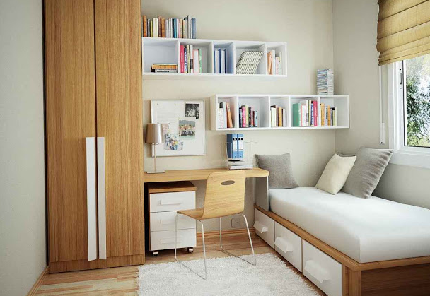 Desain kamar Tidur Ukuran 3x4-ndekor.id