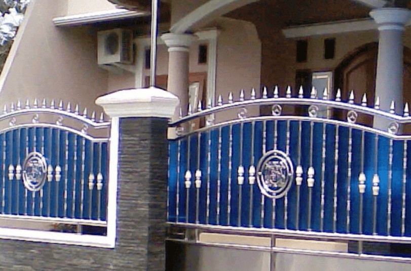 cat pagar rumah minimalis