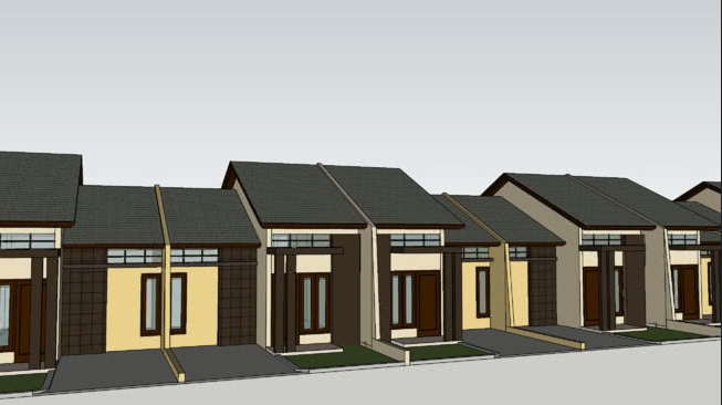 cat rumah minimalis type 36