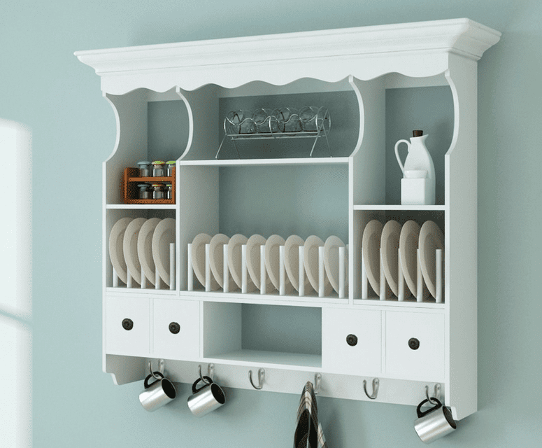 tips menata rak piring