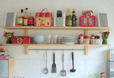 Rak Dinding Dapur Multifungsi