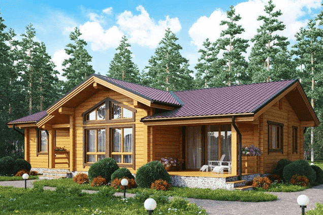 Desain Rumah Kayu Modern