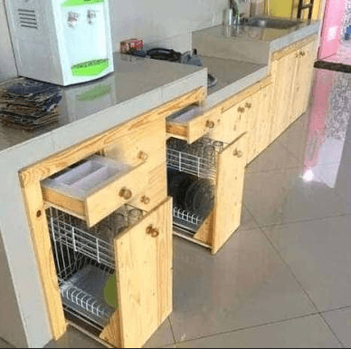 Meja Dapur Kayu