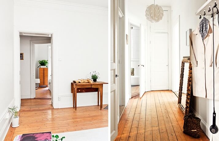 lantai kayu apartemen