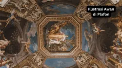 Melukis Awan di Plafon