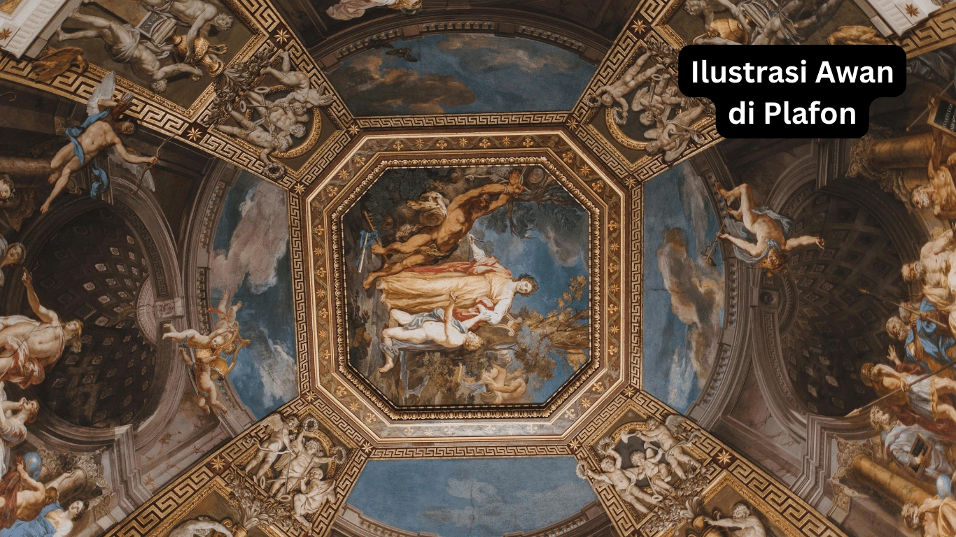Melukis Awan di Plafon