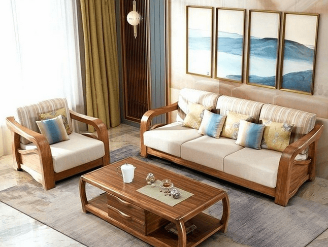 5 Contoh Meja Kursi Kayu Minimalis Ruang Tamu yang Unik