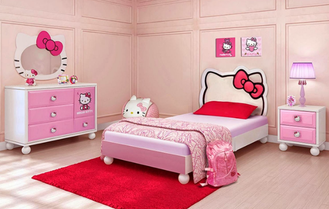 Desain Kamar Tidur Anak Perempuan Ukuran 3x3