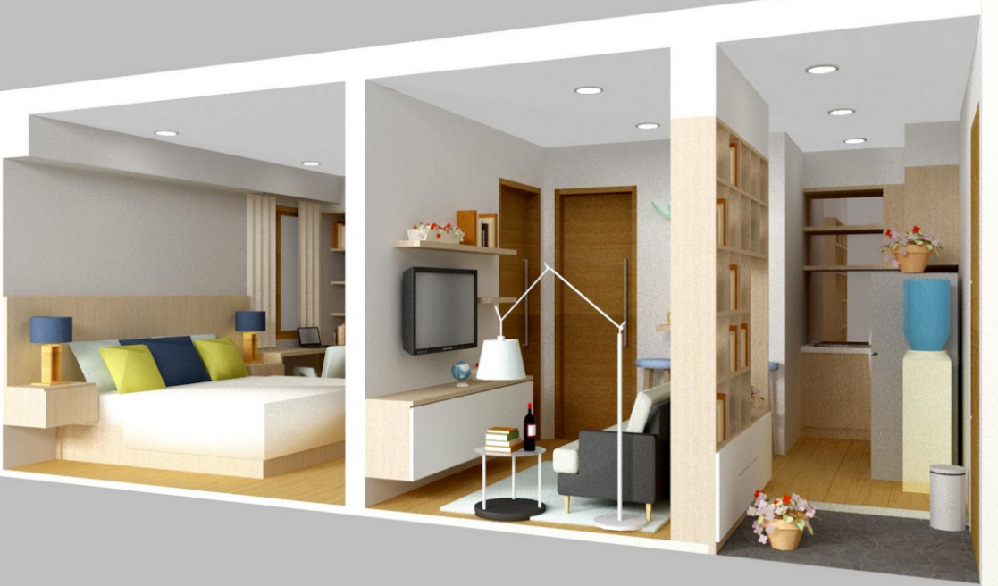 interior rumah mungil