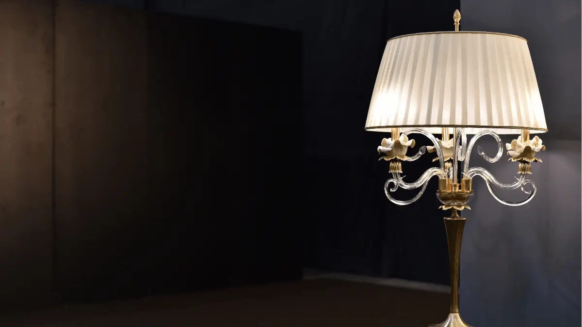 desain kap lampu berlipat