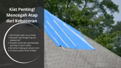 Kiat Penting Mencegah Atap dari Kebocoran