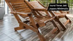 kursi teras Jati Jepara Minimalis