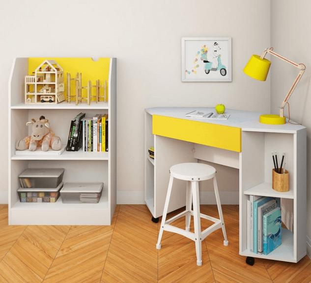5 Model Rak Buku dan Meja Belajar di Apartemen