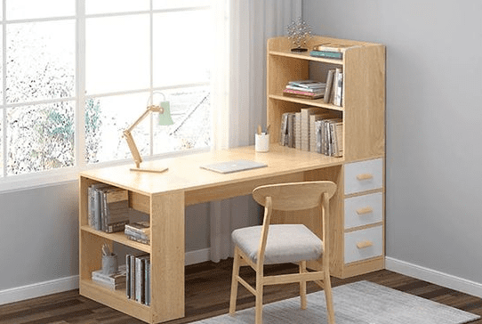 5 Model Rak Buku dan Meja Belajar di Apartemen