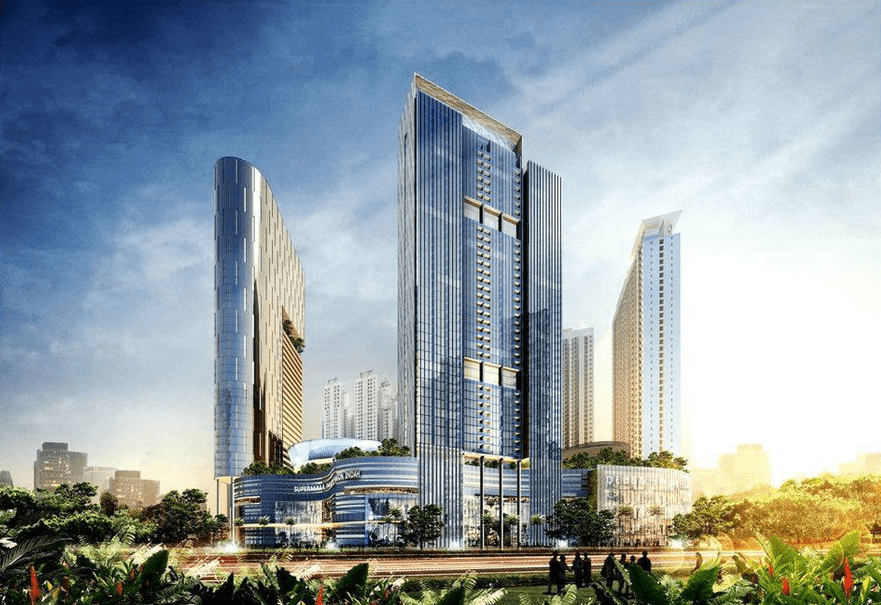 desain apartemen 3 kamar