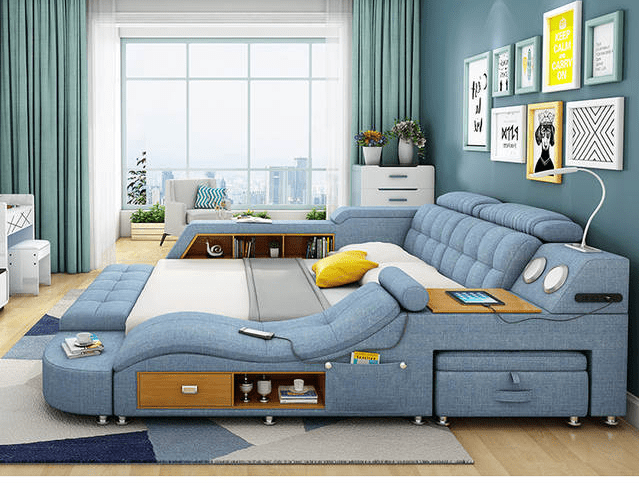 tempat tidur apartemen